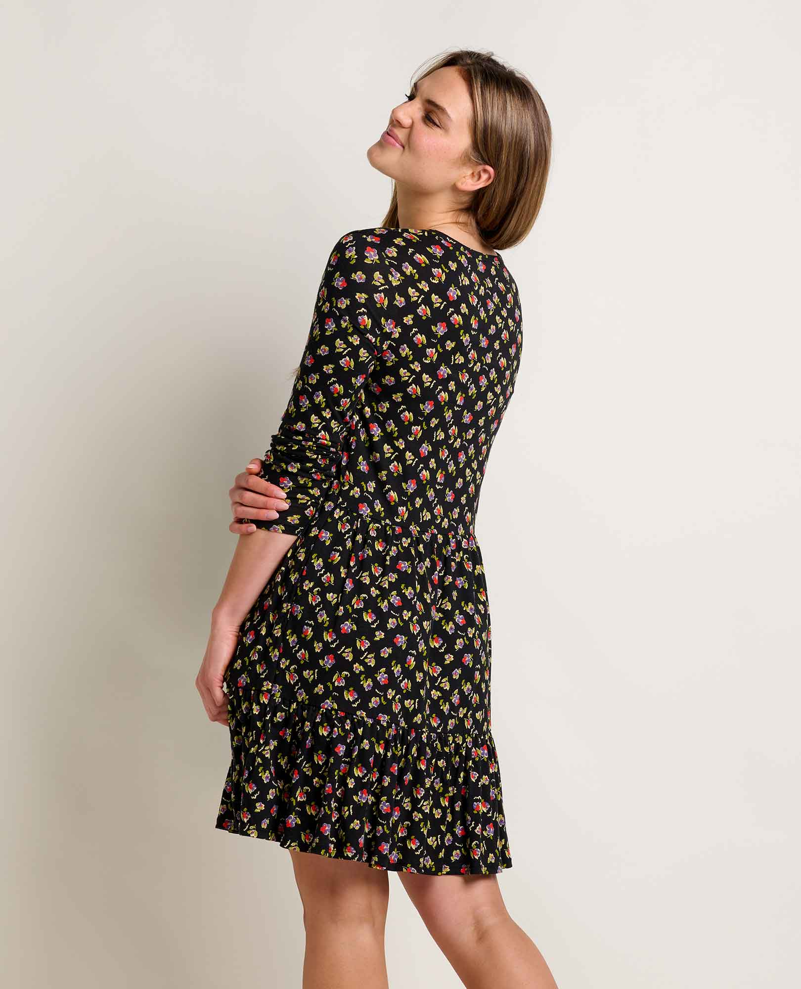 Marley Tiered Long Sleeve Dress