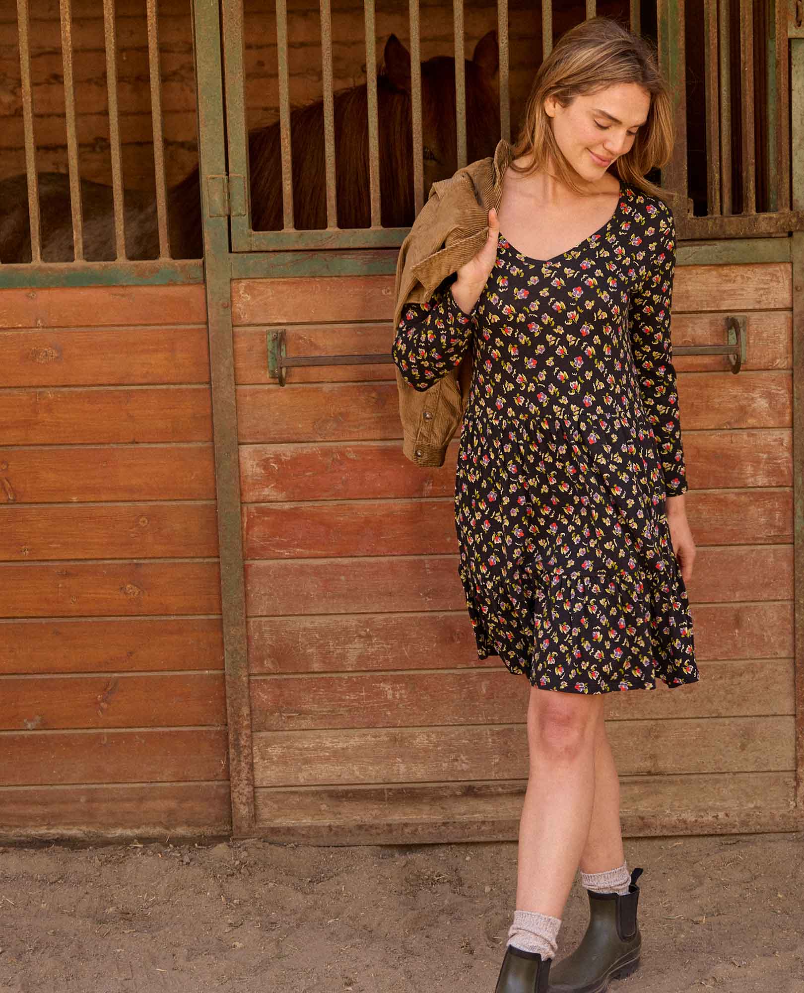 marley terry denim sweater dress Marley Terry Denim Sweater Dress SEROYA