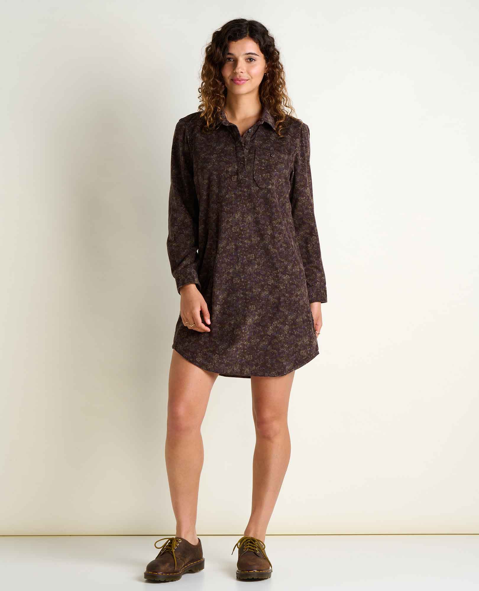 Scouter Corduroy Shirt Dress