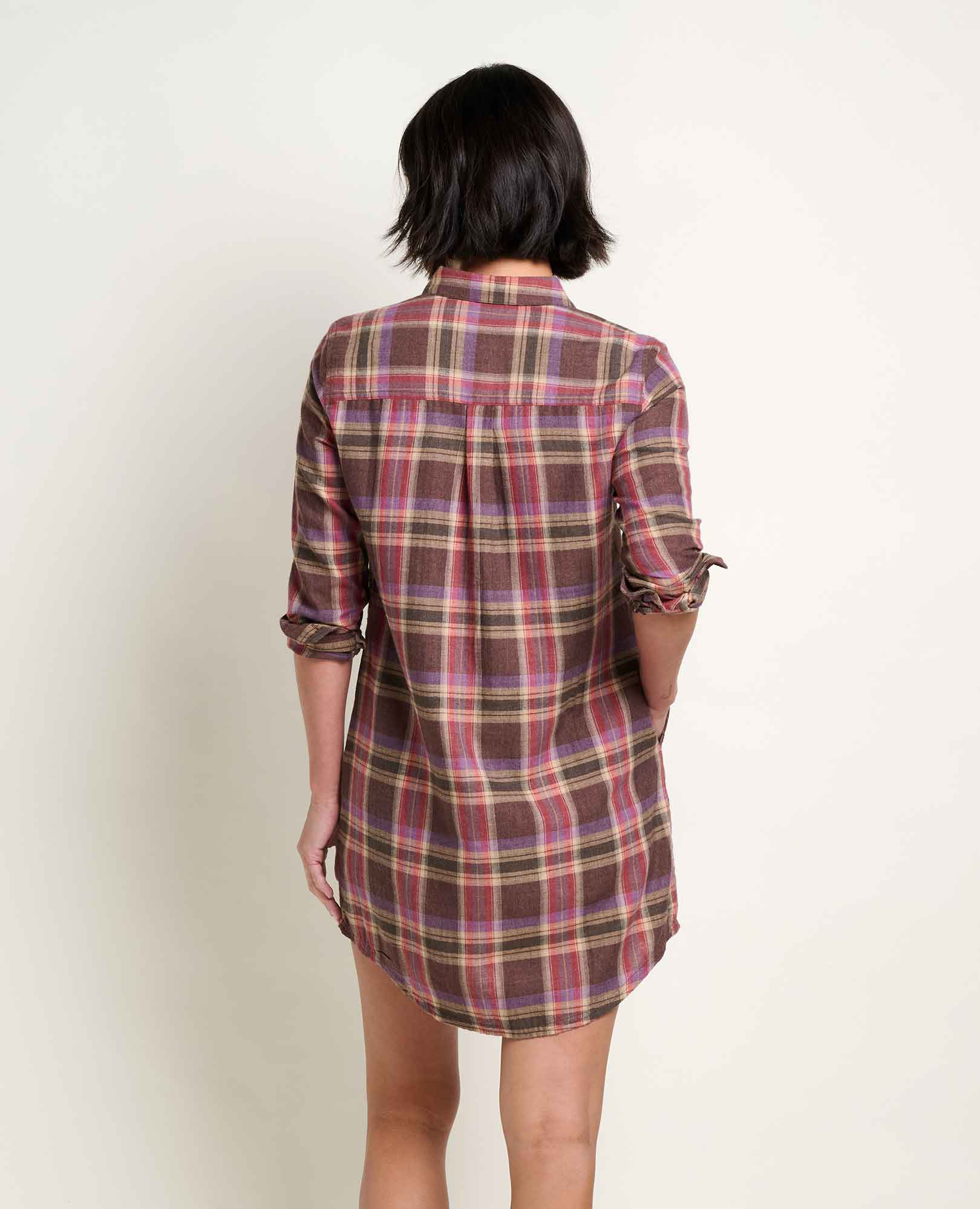 Re-Form Flannel Shirt Dress