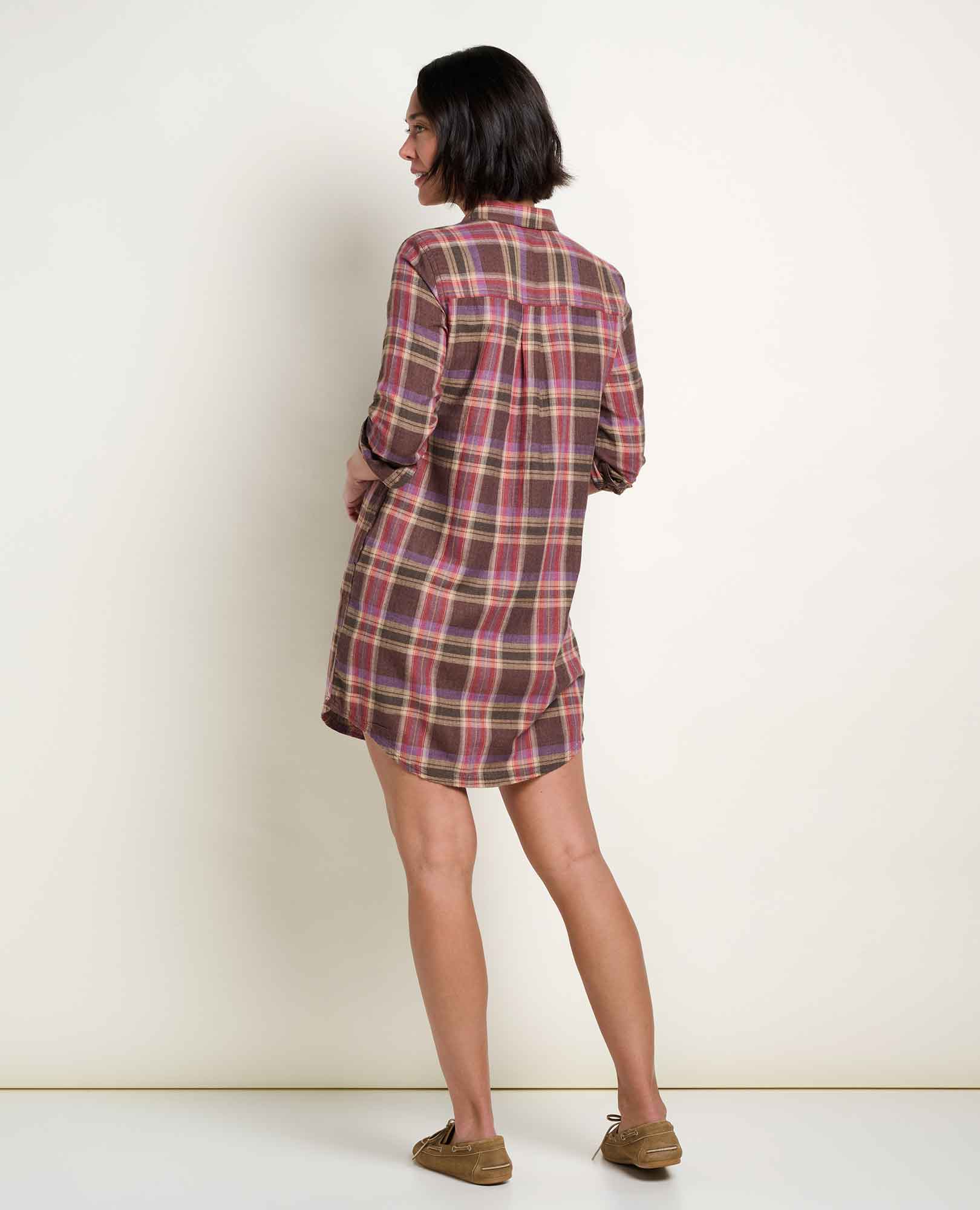 Re-Form Flannel Shirt Dress