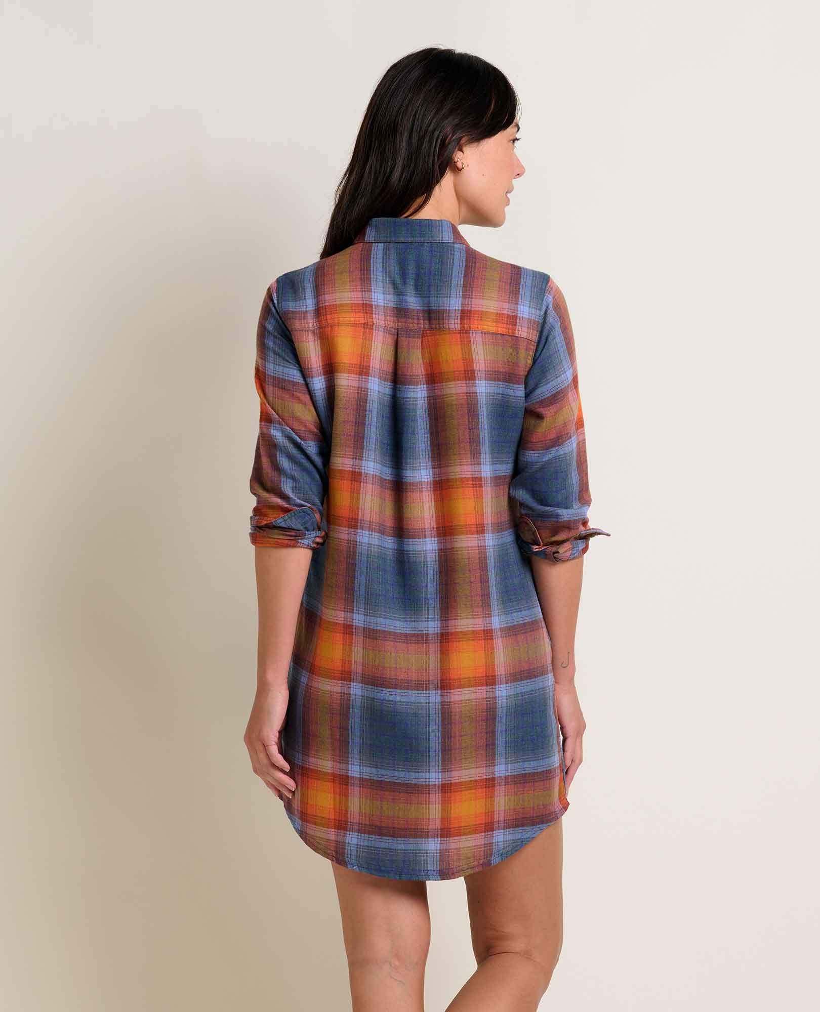 Women's Re-Form Popover Long Sleeve Dress Ink Ombre / XL Women's Re-Form Popover Long Sleeve Dress Ink Ombre / XL