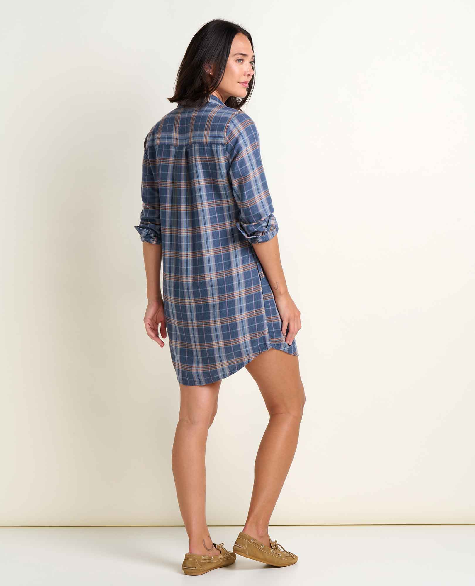 Re-Form Flannel Shirt Dress