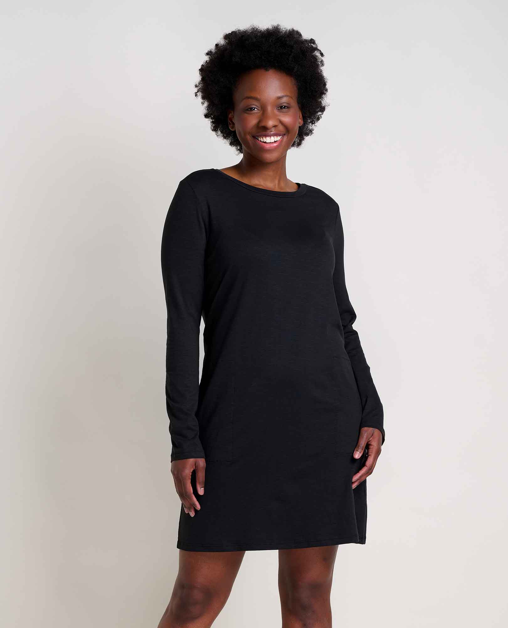 Picture of Long-Sleeve Crewneck Dress - Women's