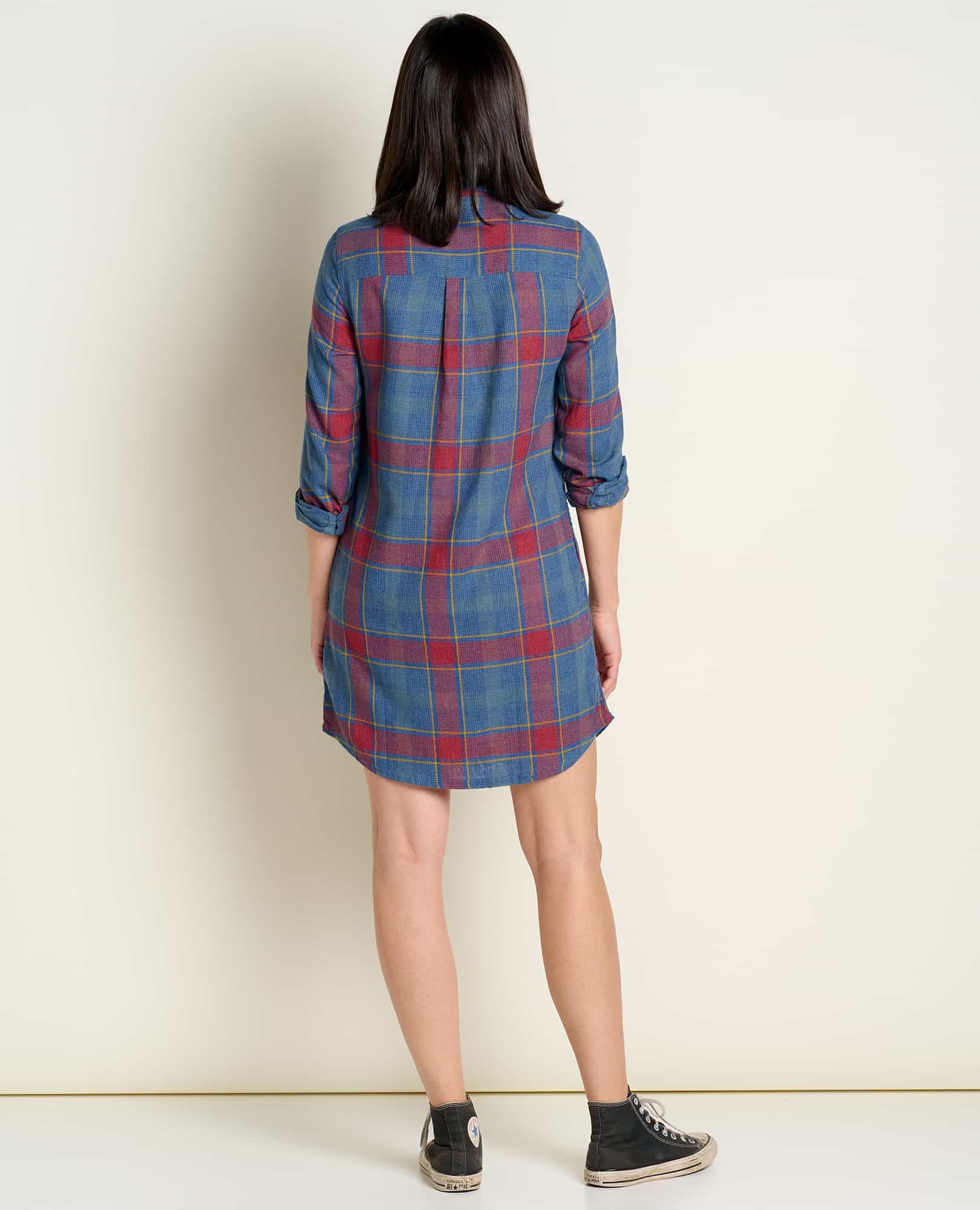 Toad & Co Women's Re-Form Flannel Shirt Dress - XS - Garnet Toad & Co Women's Re-Form Flannel Shirt Dress - XS - Garnet