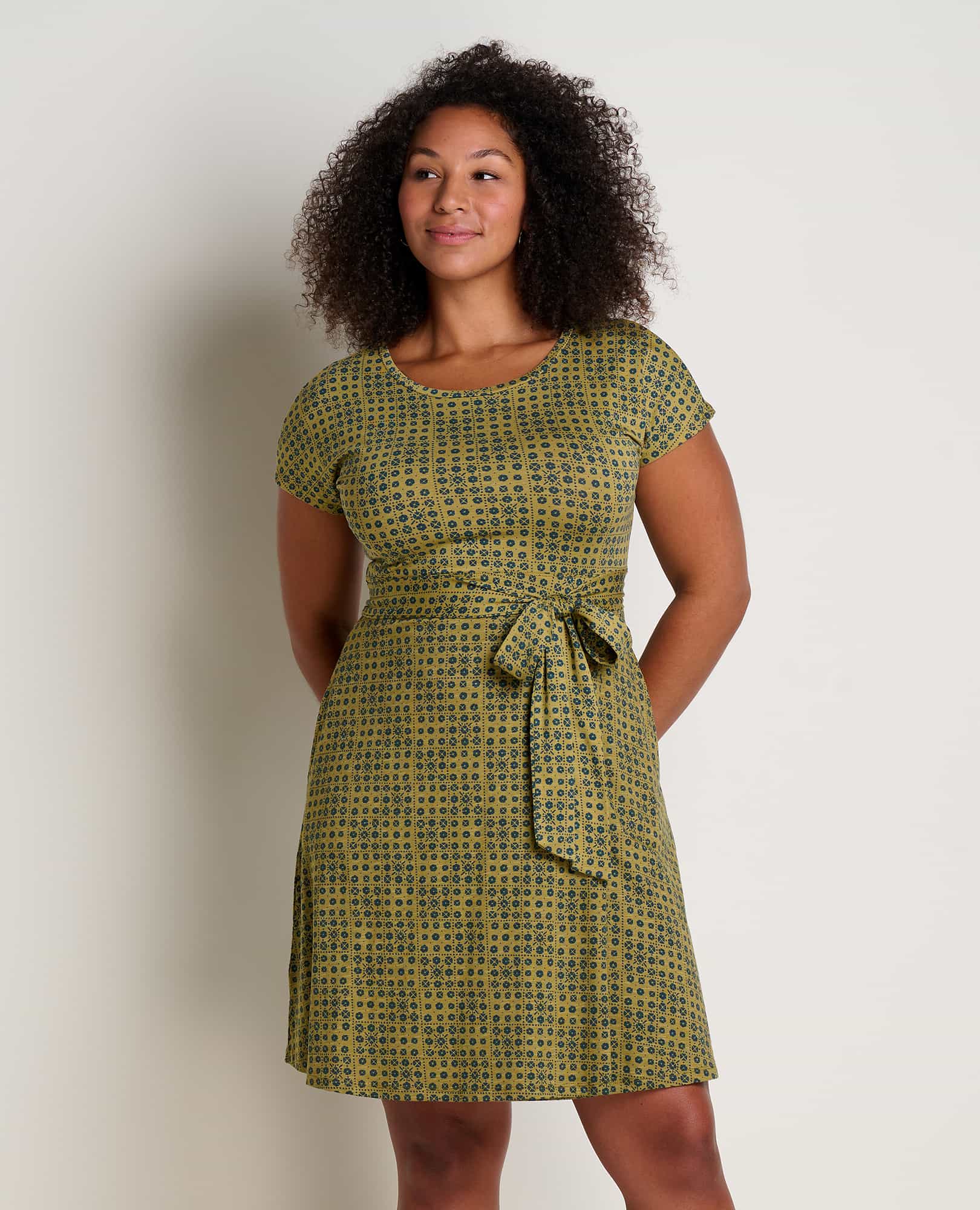 Women's Cue Wrap Short Sleeve Dress | by Toad&Co