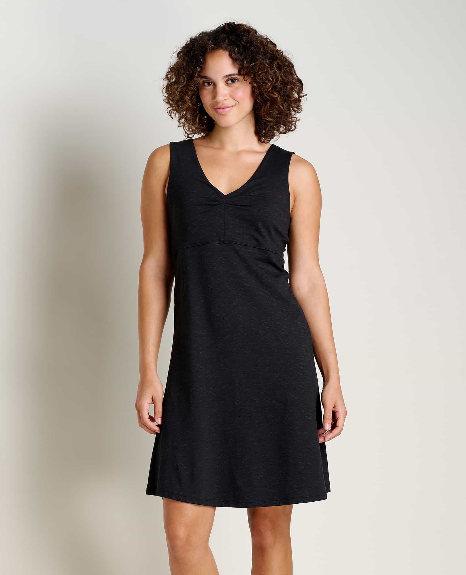 Picture of Sleeveless V-Neck TENCEL Dress - Women's