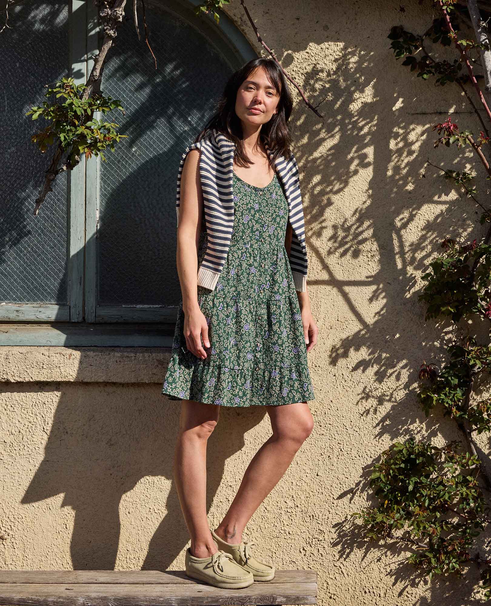 取寄) トードアンドコー レディース マンザナ ボタン フロント タンク