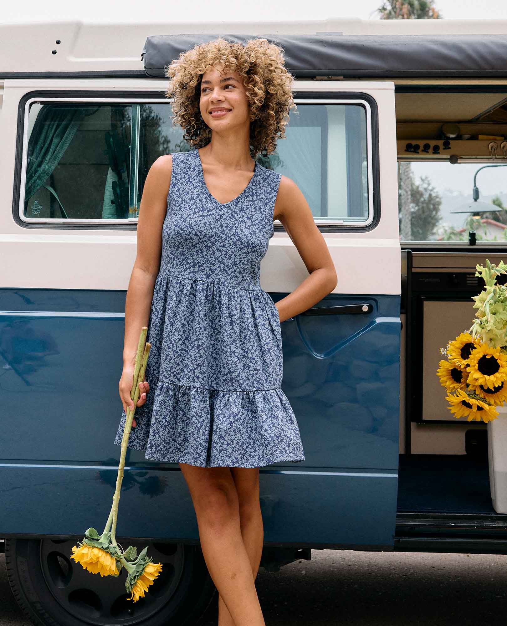 Marley Tiered Sleeveless Dress | by Toad&Co