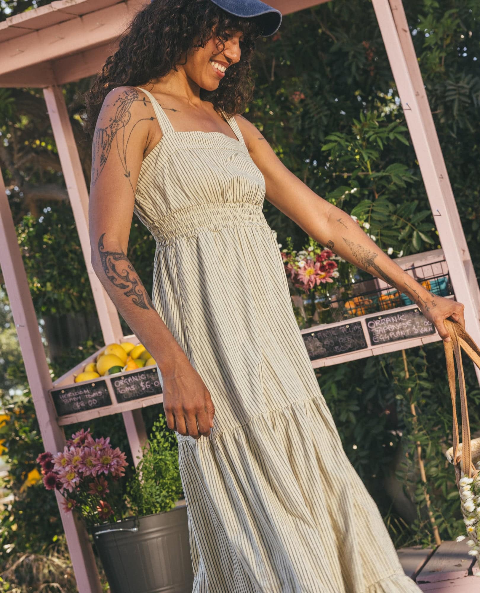 Taj Hemp Tiered Midi Dress | Sustainable Hemp & TENCEL™ Linen-Feel