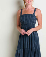 Taj Hemp Tiered Midi Dress