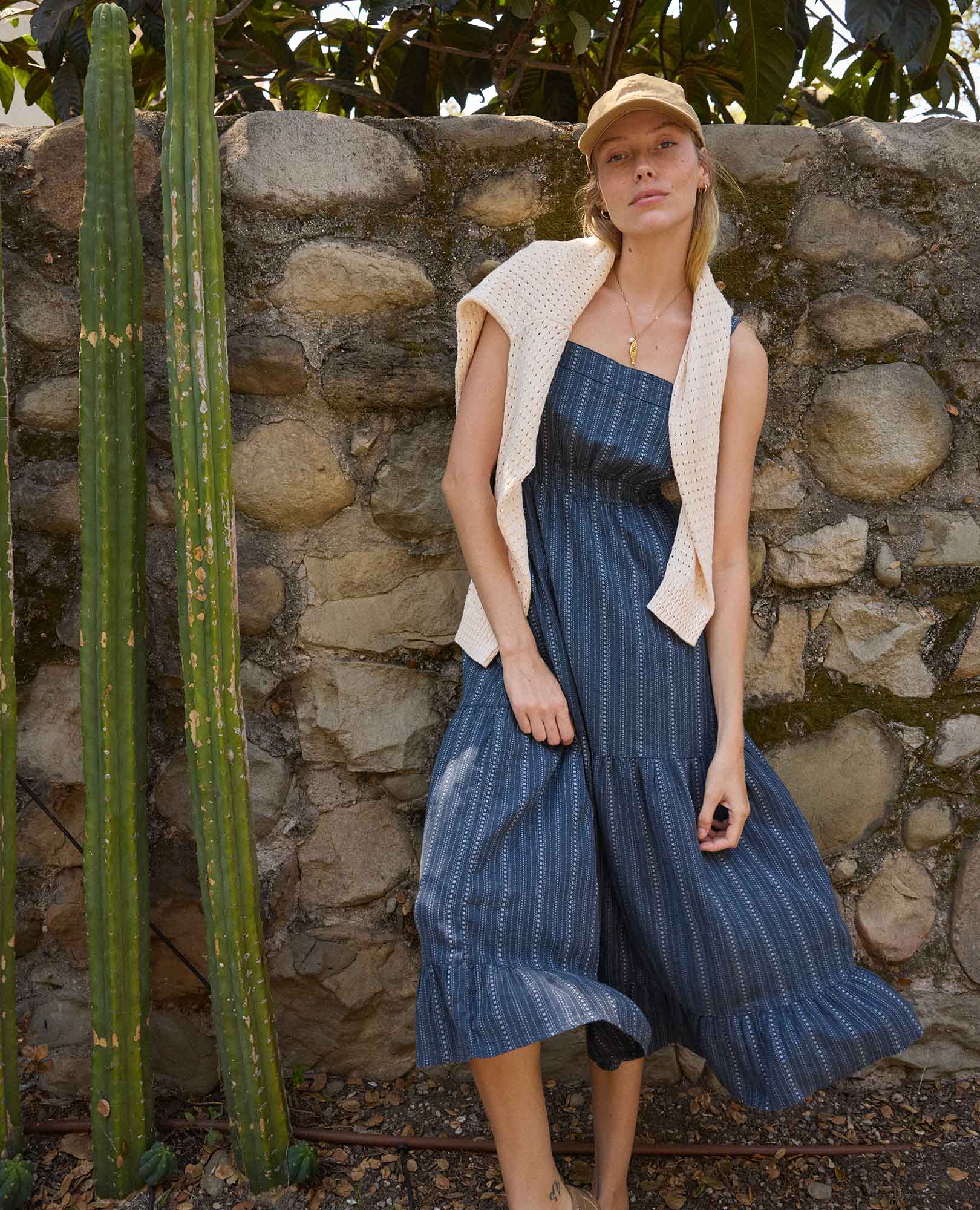 Taj Hemp Tiered Midi Dress | Sustainable Hemp & TENCEL Linen-Feel Dress Toad&Co Taj Hemp Tiered Midi Dress | Sustainable Hemp & TENCEL Linen-Feel Dress Toad&Co