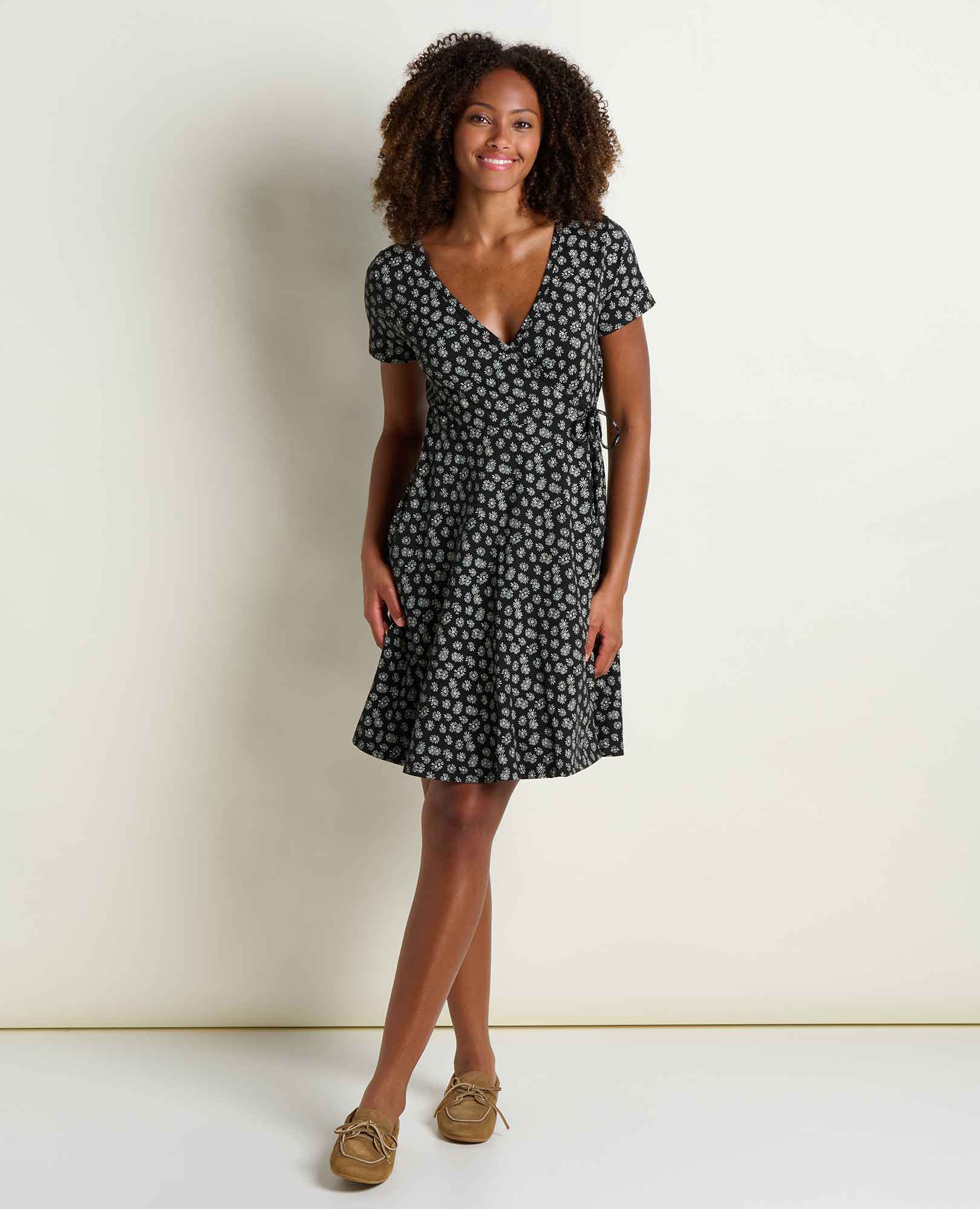 freesia long sleeve wrap dress reviews The Mary maxi shirtdress in green and blue freesia block print Grace Harris Collection