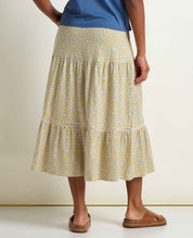 Marigold Tiered Midi Skirt