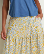 Marigold Tiered Midi Skirt
