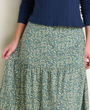 Marigold Tiered Midi Skirt