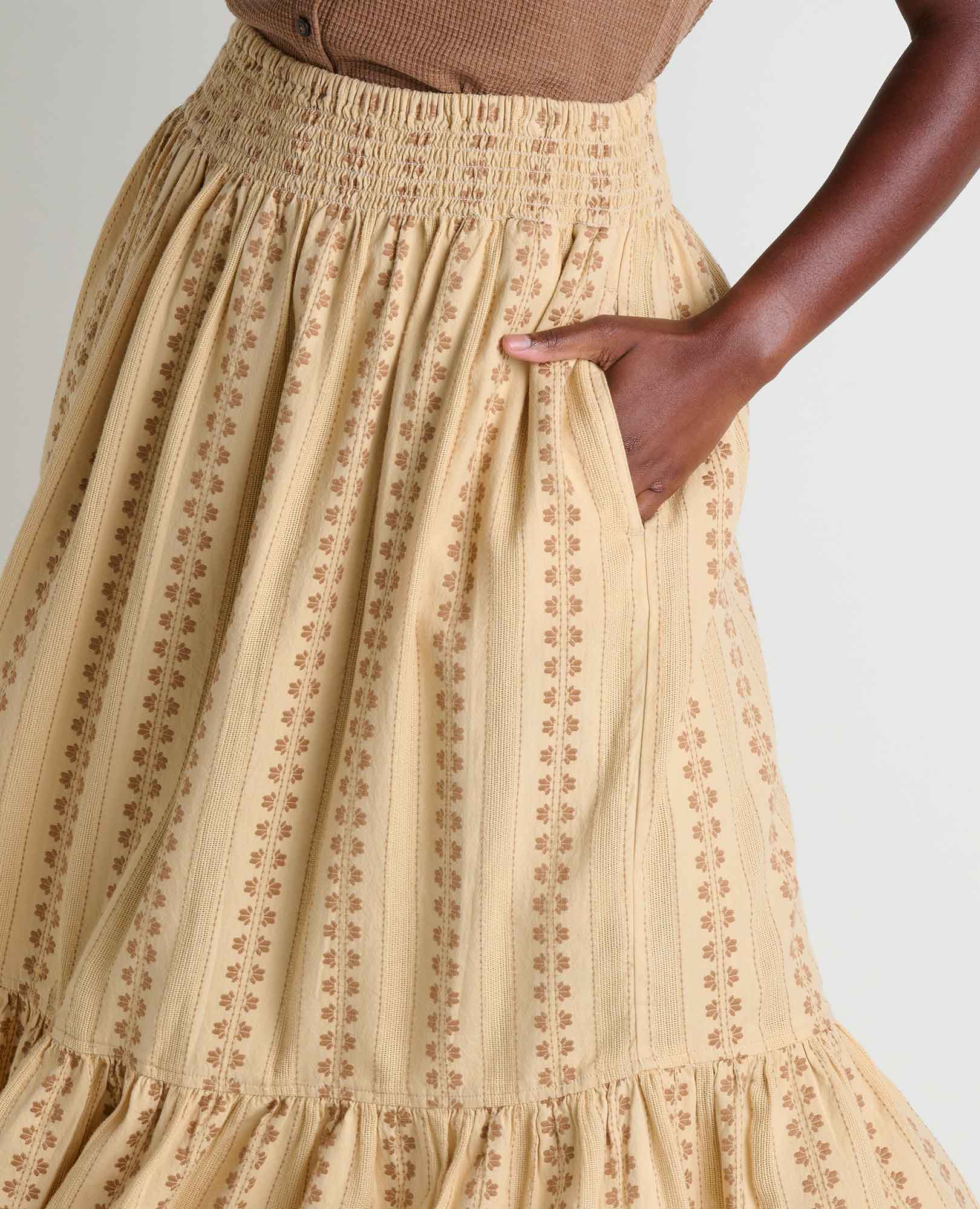 Cipher Pull-On Midi Skirt | Organic Cotton | Toad&Co