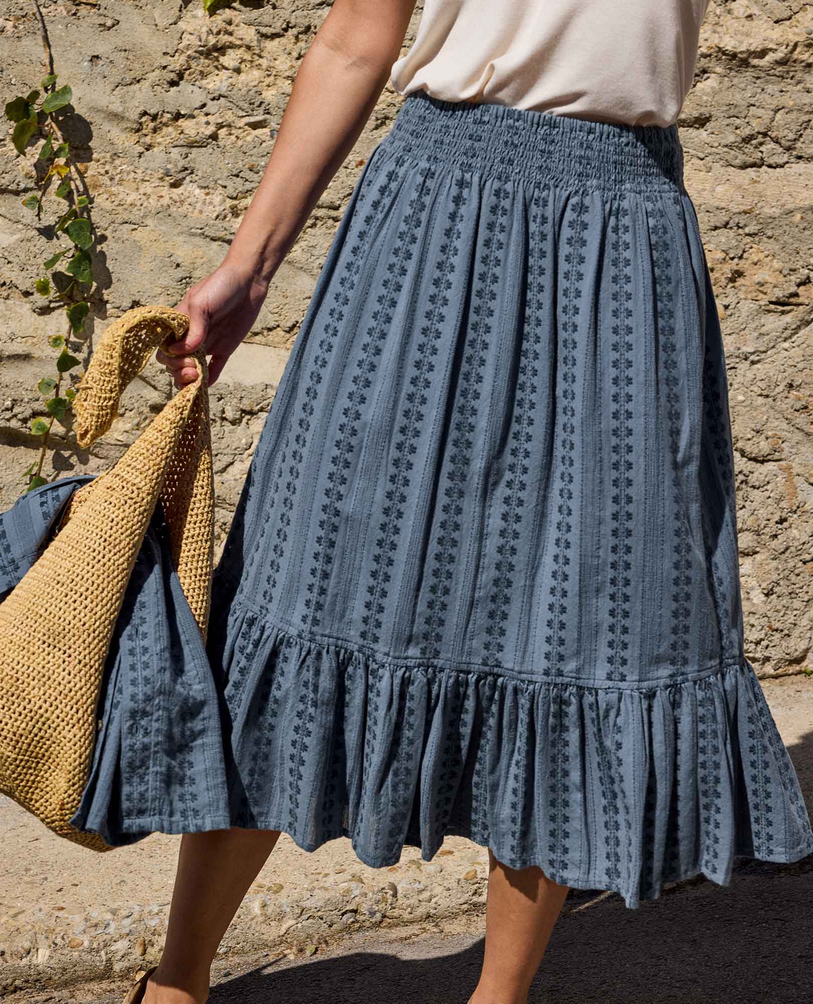 Cipher Pull-On Midi Skirt | Organic Cotton | Toad&Co