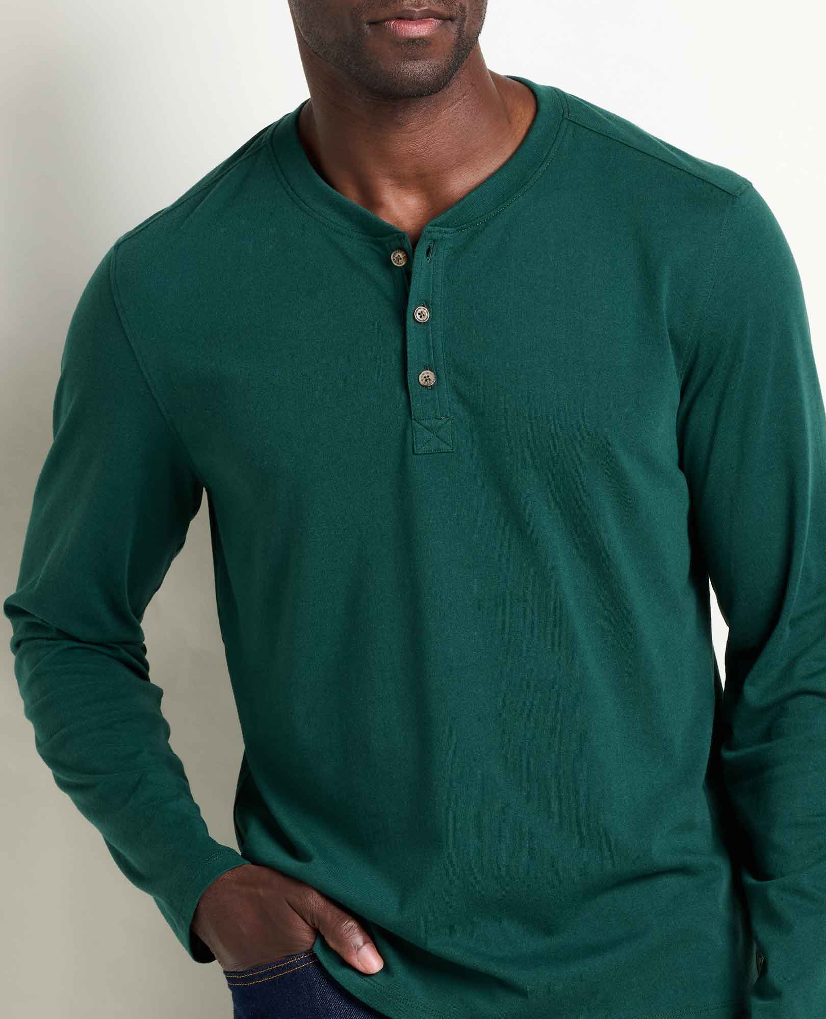 Re-Form Long Sleeve Henley Tee
