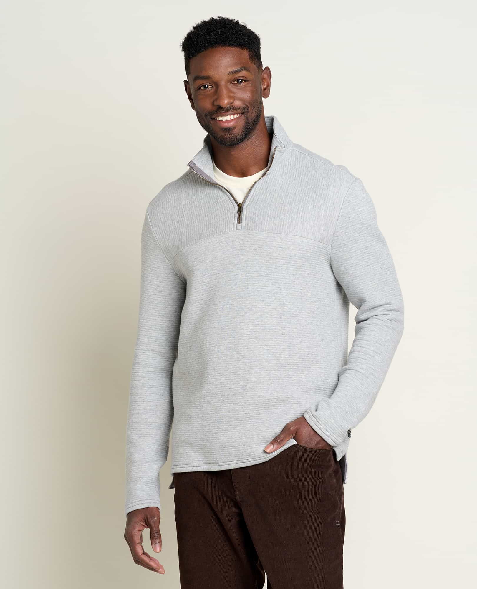 RT No. 4308 HALF ZIP-UP SEATTLE TURTLENECK SWEATER