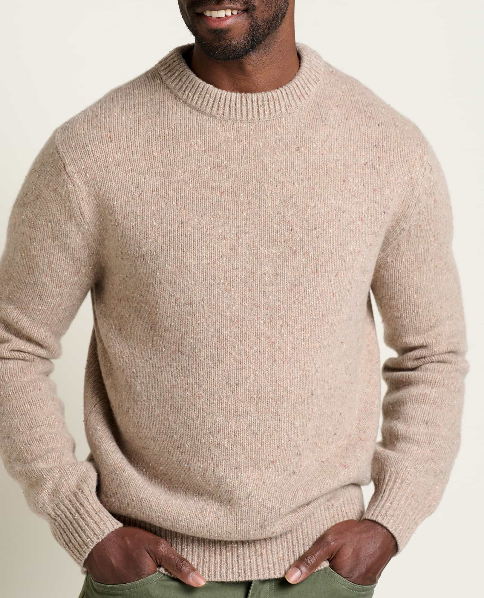 mens dress sweater Toad & Co Men's Wilde Crew Sweater - XXL