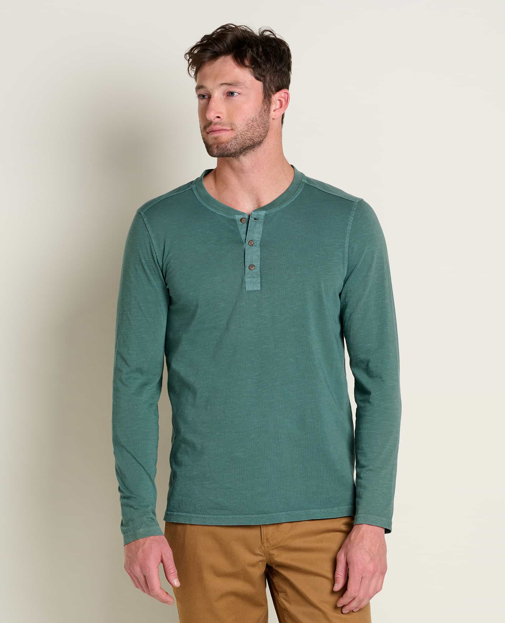 Men\'s Primo Long Sleeve Henley | Organic Cotton Shirt by Toad&Co