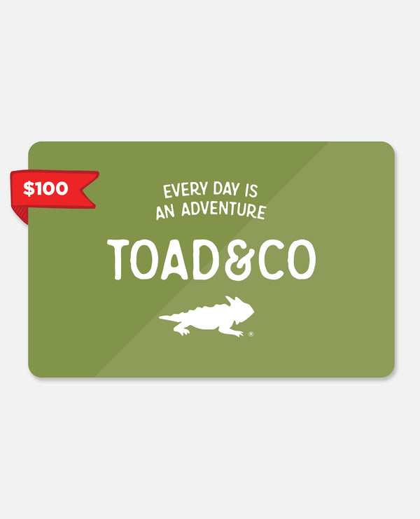 Toad Gift Certificate $100