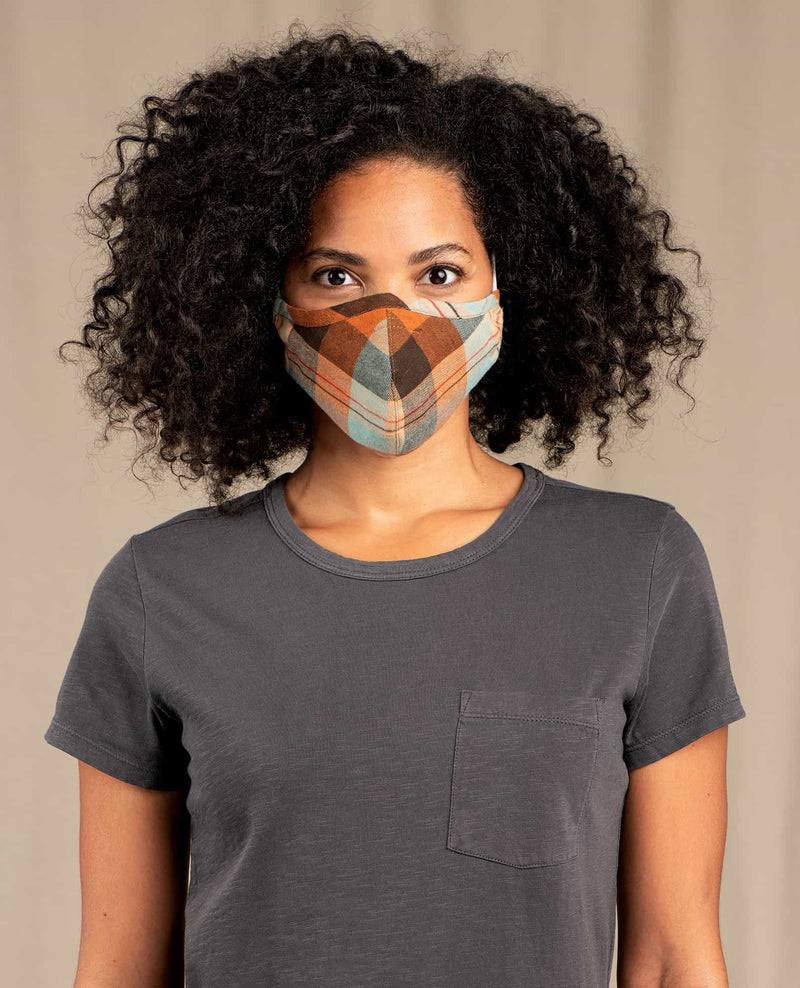 Sustainable Organic Cotton Flannel Face Mask (Pack of 3)