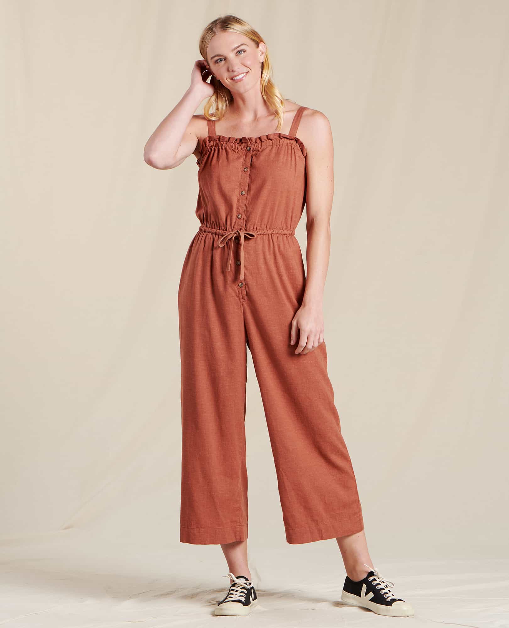 Taj Hemp Strappy Jumpsuit