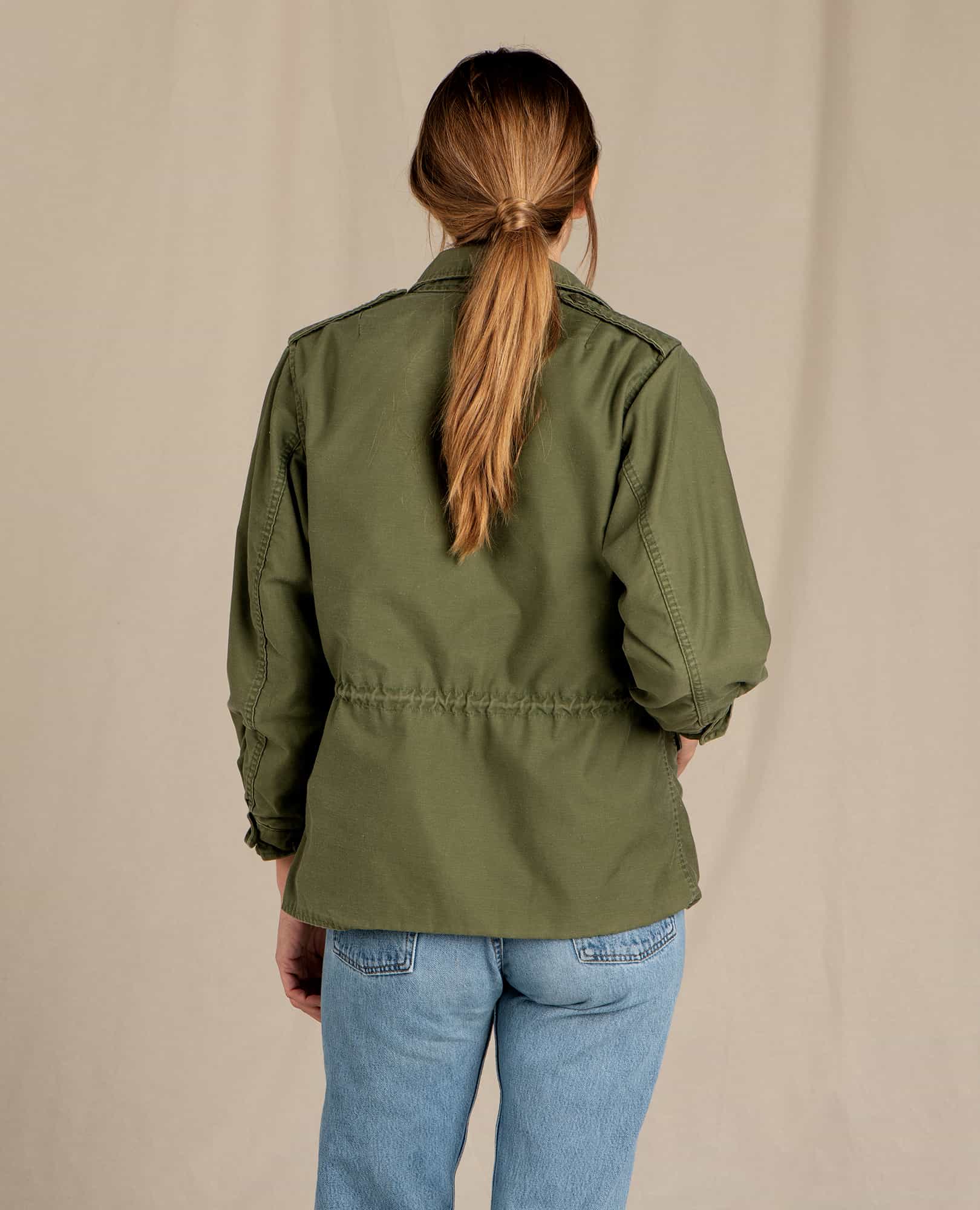 Women's Vintage Military Field Jacket