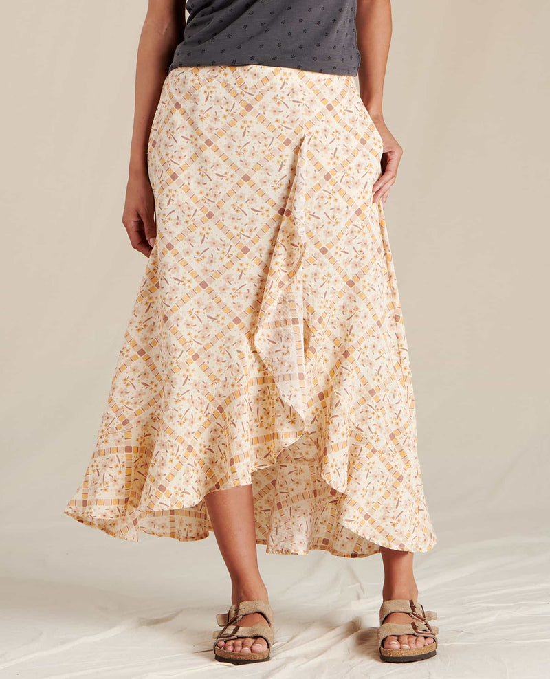 Manzana Ruffle Maxi Skirt