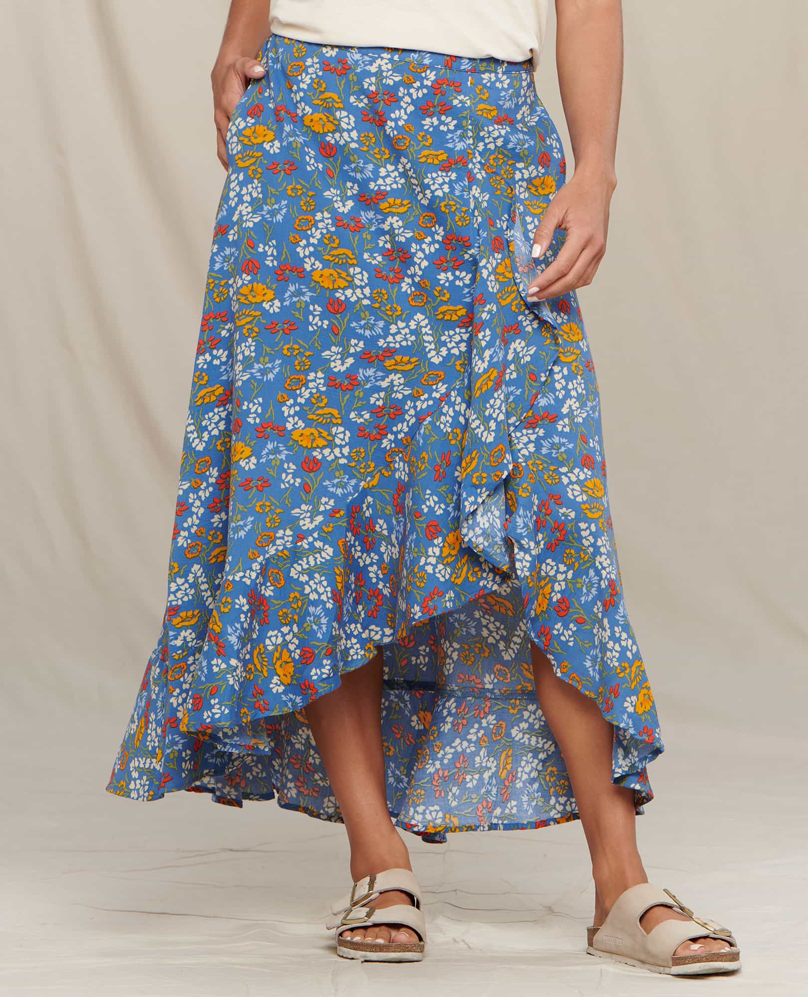 Manzana Ruffle Maxi Skirt | 100% Organic Cotton by Toad&Co