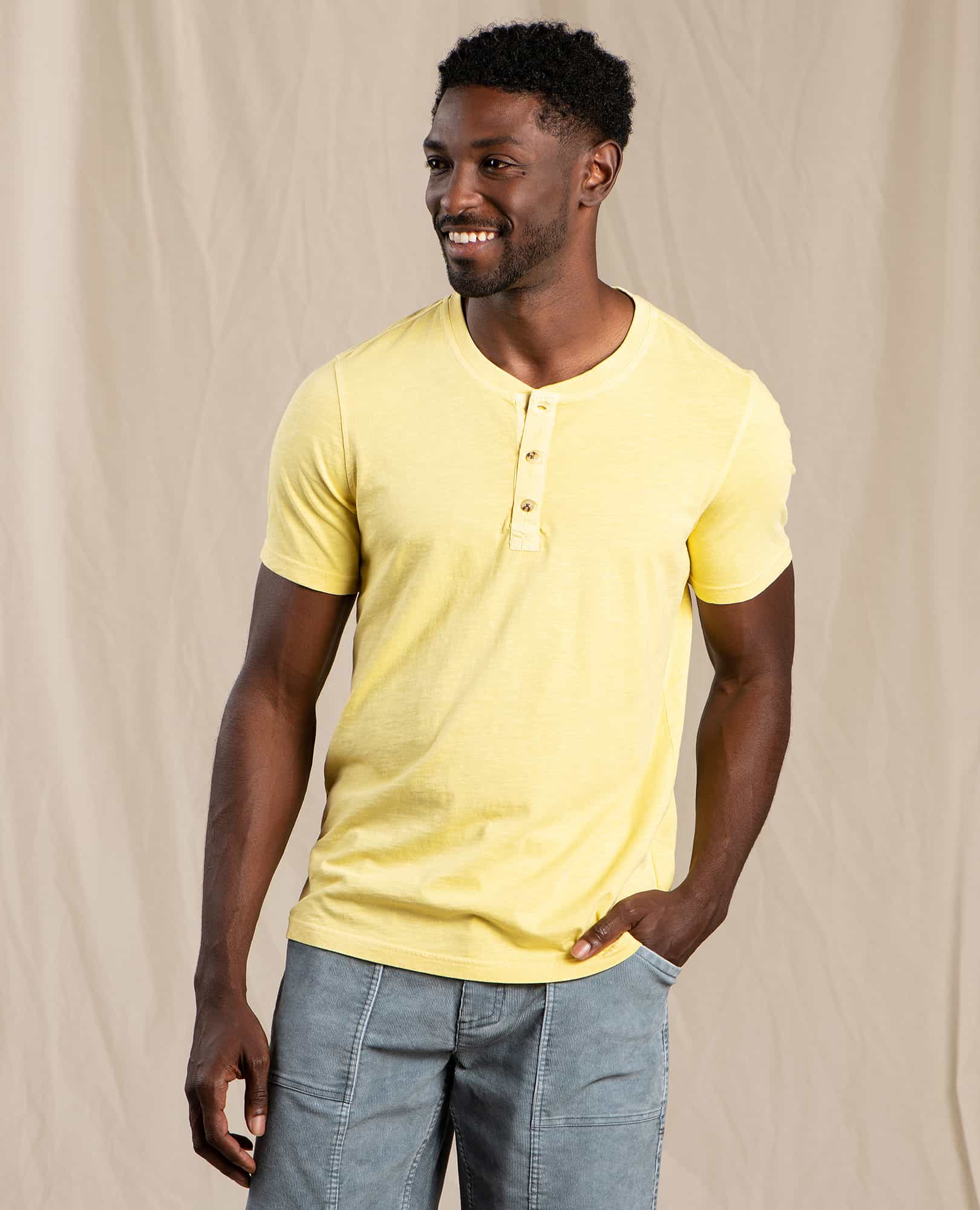 Men's Primo Short Sleeve Henley | Organic Cotton Tee by Toad&Co